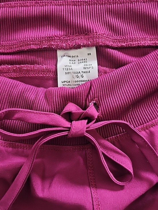 Cherokee Infinity Scrub Set In Wine - Picture 5 of 8